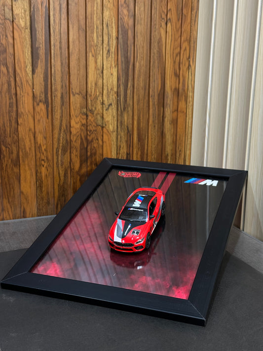 BMW M Series Diecast Car Frame – Automotive Wall Art