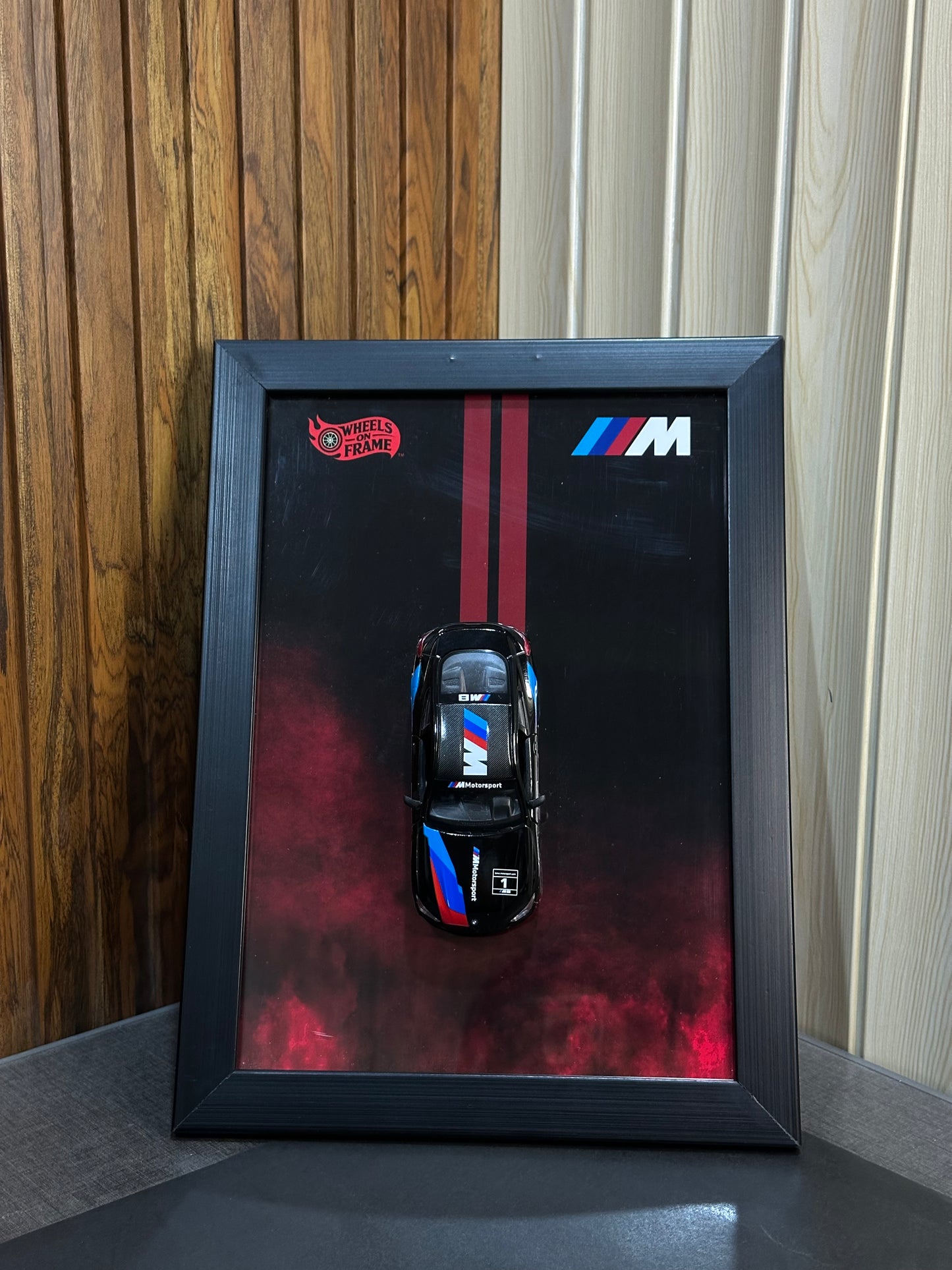BMW M Series Diecast Car Frame – Automotive Wall Art