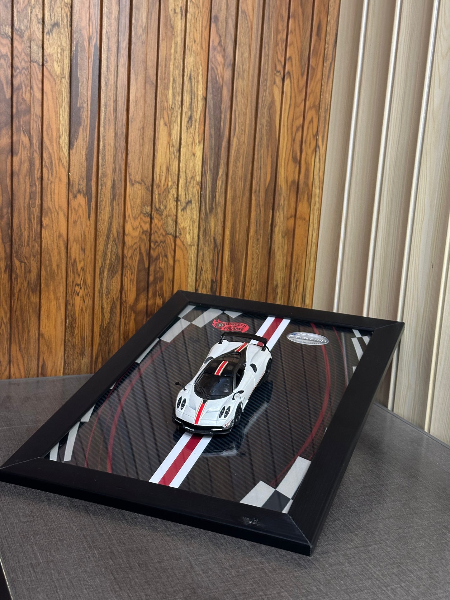 Pagani 1:36 Diecast Car Frame – Wall Art