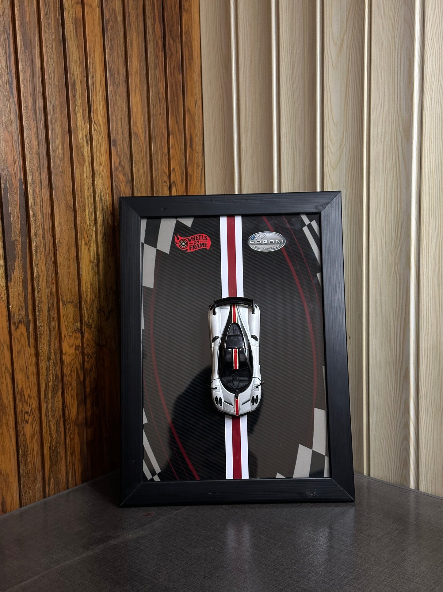 Pagani 1:36 Diecast Car Frame – Wall Art