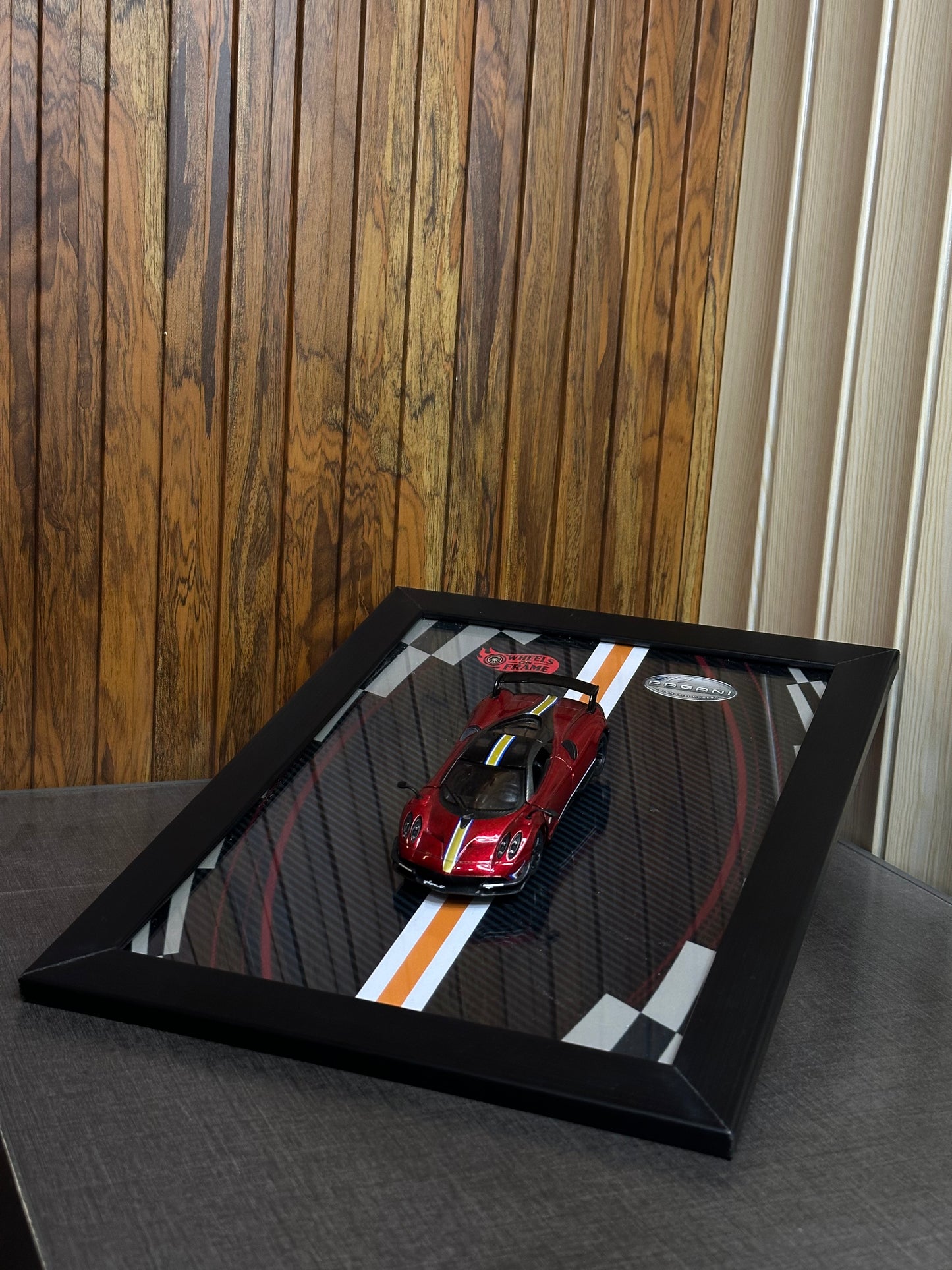 Pagani 1:36 Diecast Car Frame – Wall Art