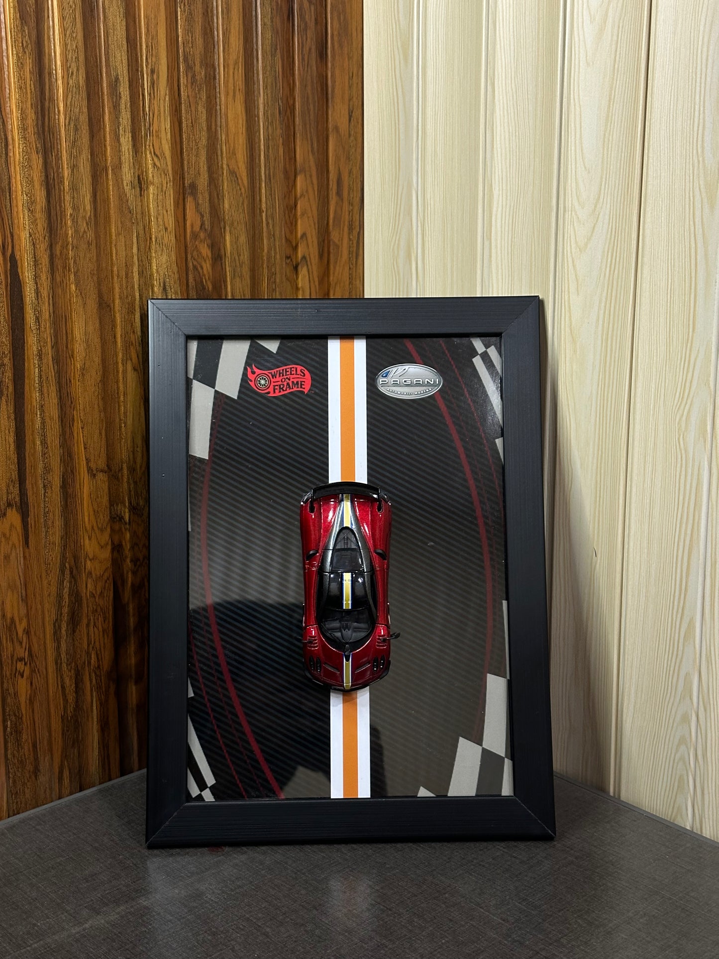 Pagani 1:36 Diecast Car Frame – Wall Art