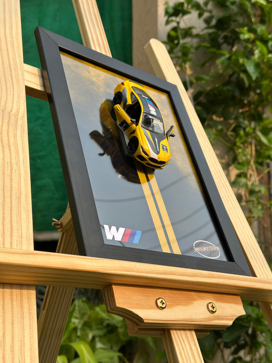 BMW M Series Diecast Car Frame – Automotive Wall Art
